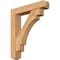 Ekena Millwork Merced Craftsman Smooth Bracket w/ Offset Brace, Western Red Cedar, 7 1/2"W x 38"D x 44"H BKT0806X38X44MRC04SWR - alternate 1